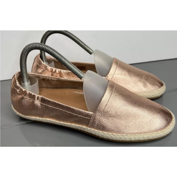 FitFlop Womens Siren Espadrilles Rose Gold Metallic W/Dynamicush Sz 6 Superb! - Picture 3 of 14